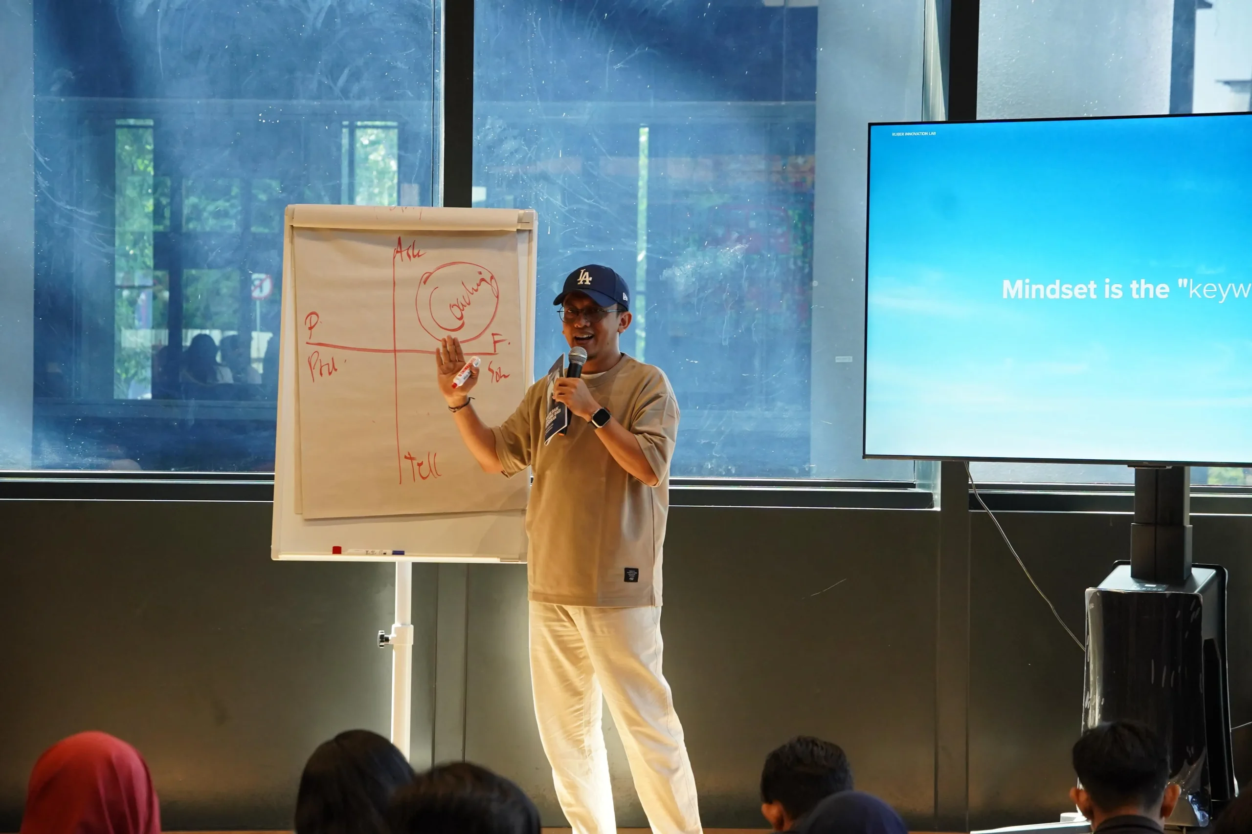 Pemaparan materi growth oleh pak Rico