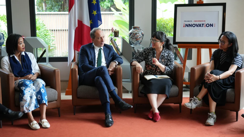 Sesi diskusi bersama perwakilan Prancis dan Indonesia dalam rangka France–Indonesia Innovation Year 2026